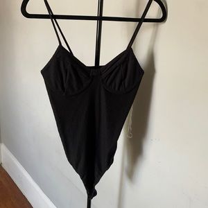 Black Tank top bodysuit